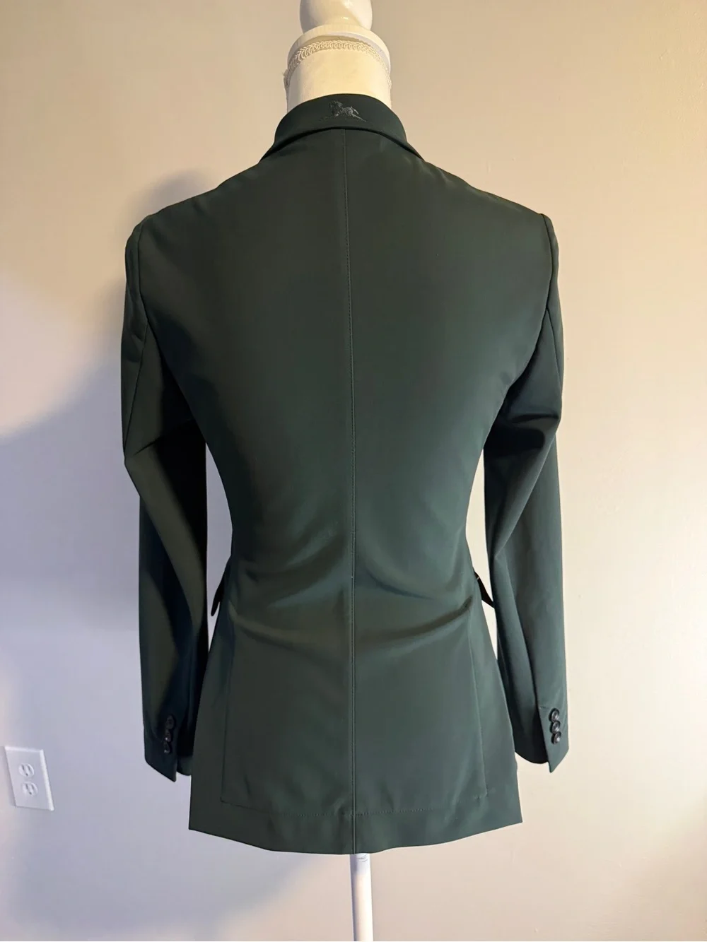 R.J. Classics Youth 18R Hunter Green Traditional Hunt Show Coat Hidden Zip